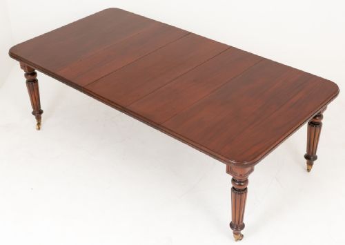 Mahogany William IV Extending Dining Table
