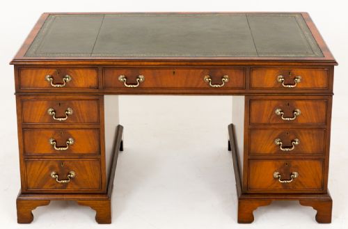 Mahogany Pedestal Desk