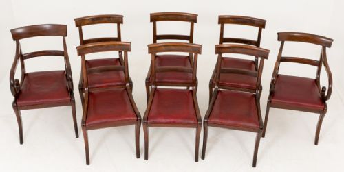 Harlequin Set of 8 Mahogany Chairs