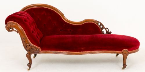 Stunning Mahogany Chaise Longue