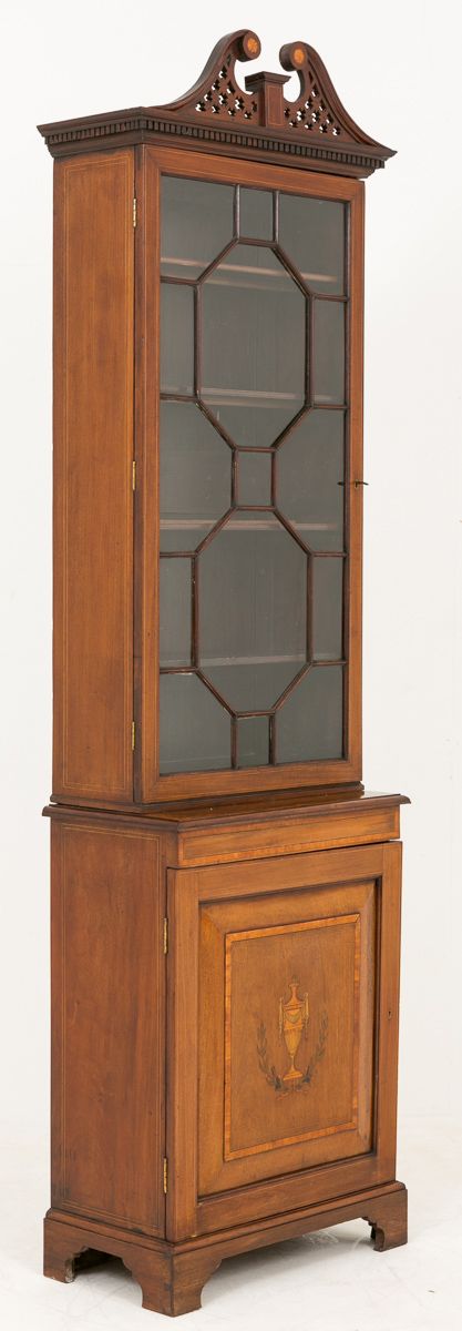 Superb Mahogany Sheraton Revival Bookcase