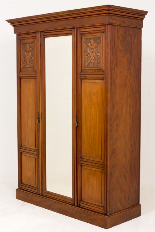 Victorian Walnut Wardrobe