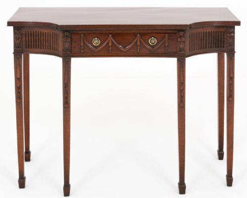 Mahogany Adams Style Console Table