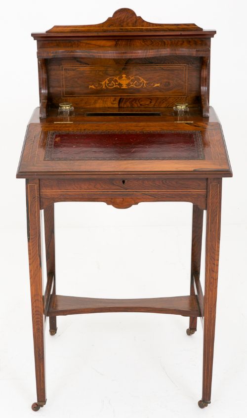 Victorian Rosewood Ladies Writing Table