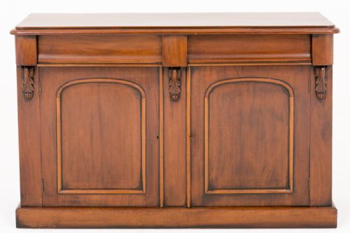 Victorian Mahogany 2 Door Side Cabinet