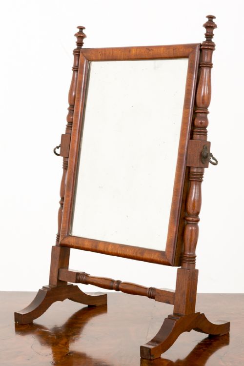 Regency Mahogany Toilet Mirror