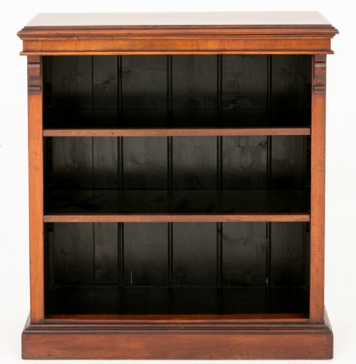 Victorian Mahogany Open Bookcase
