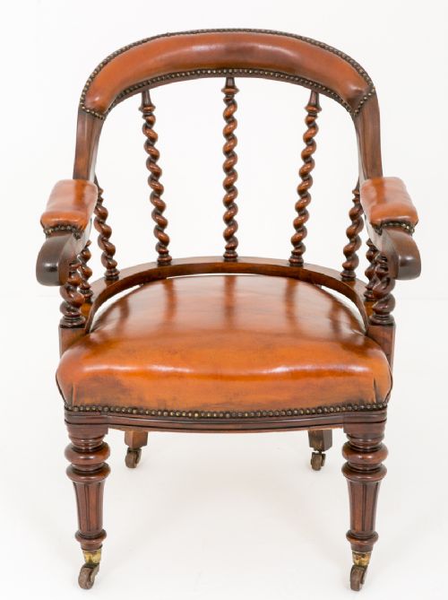Victorian Mahogany Desk Chair