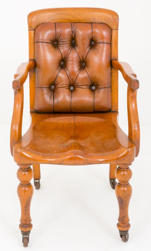 Victorian Oak Desk Chair