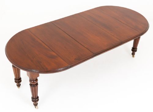 William IV Mahogany Circular Extending Dining Table