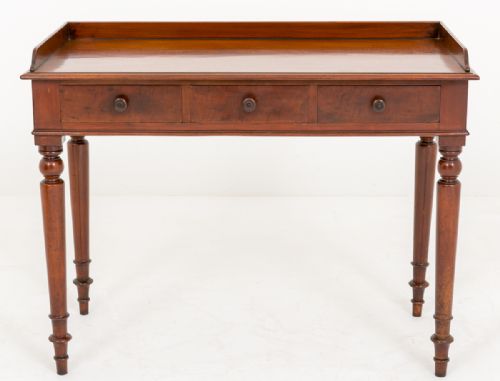 Mid Victorian Mahogany Tray Top Side Table