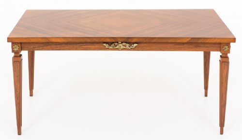 Walnut Coffee Table of Empire Design