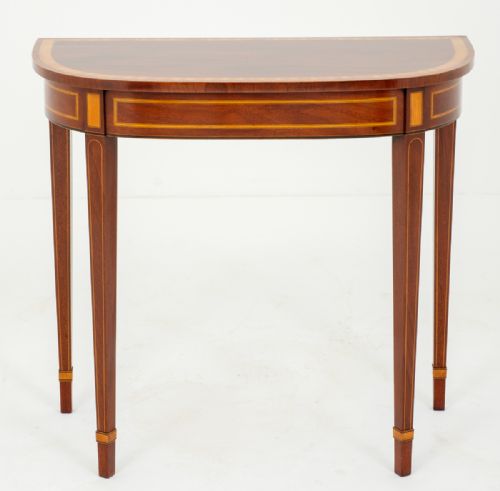 Mahogany Console Table with Hepplewhite Influences