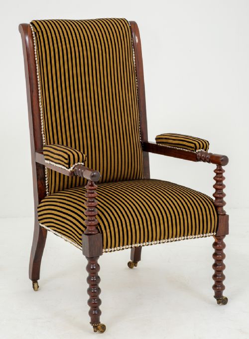William IV Rosewood Open Armchair