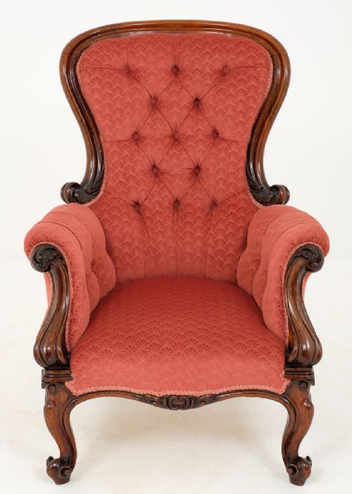 Stunning Victorian Rosewood Gentlemans Armchair