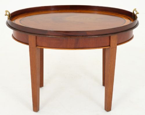 Mahogany Sheraton Revival Coffee Table