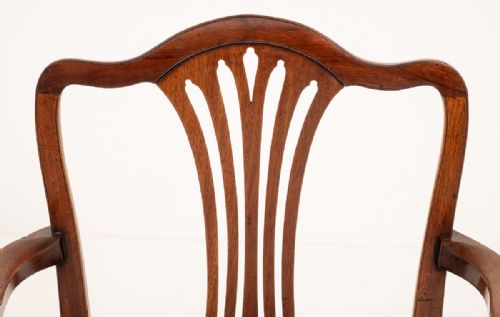 GEORGIAN MAHOGANY ARMCHAIR - ADDITIONAL PHOTO 5
