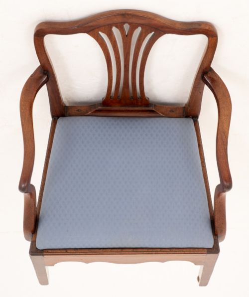 GEORGIAN MAHOGANY ARMCHAIR - ADDITIONAL PHOTO 6