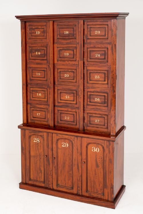 Stunning Mahogany William IV Locker Cabinet