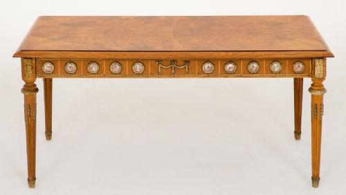Pretty French Burr Walnut Coffee Table