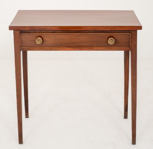 Regency Mahogany One Drawer Side Table