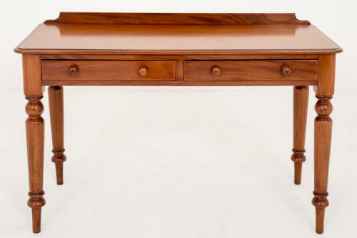 Victorian Mahogany 2 Drawer Side Table