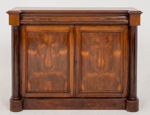 Impressive William IV Rosewood 2 Door Side Cabinet