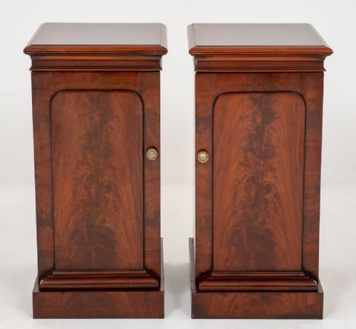 Pair of Victorian Mahogany Bedside Cabinets