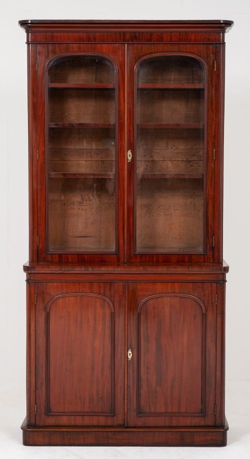 Victorian Mahogany Library Bookcase