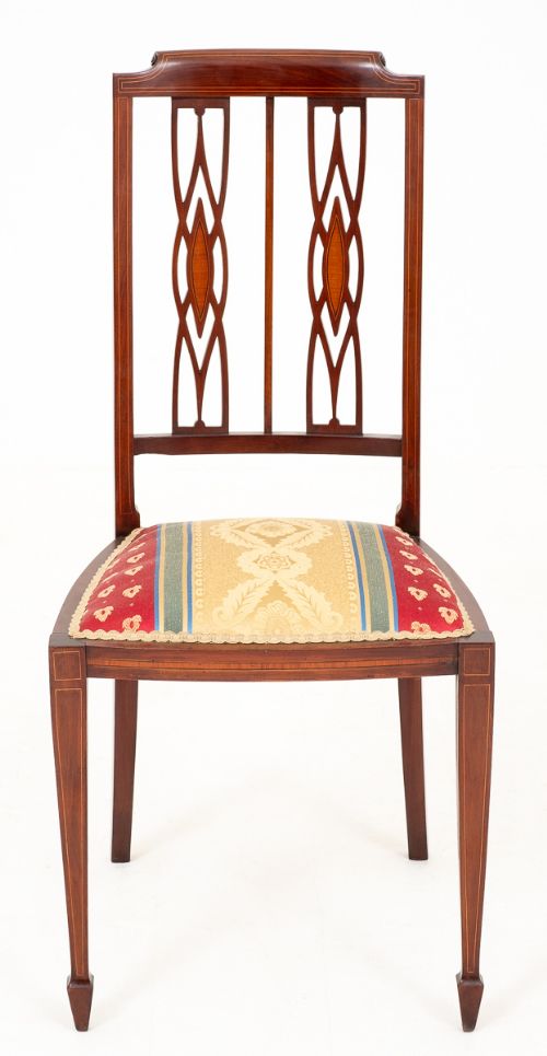 Very Pretty Mahogany Sheraton Revival Single Side Chair