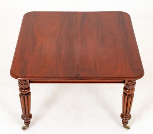 fig 1. Superb William IV Mahogany Extending Dining Table