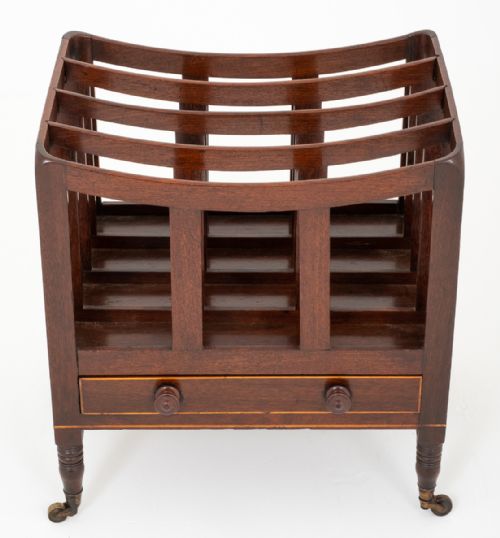 EARLY 19TH CENTURY MAHOGANY CANTERBURY - ADDITIONAL PHOTO 1