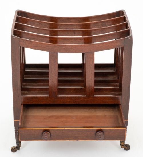 EARLY 19TH CENTURY MAHOGANY CANTERBURY - ADDITIONAL PHOTO 2