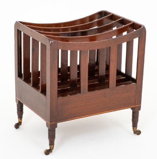 EARLY 19TH CENTURY MAHOGANY CANTERBURY - ADDITIONAL PHOTO 7