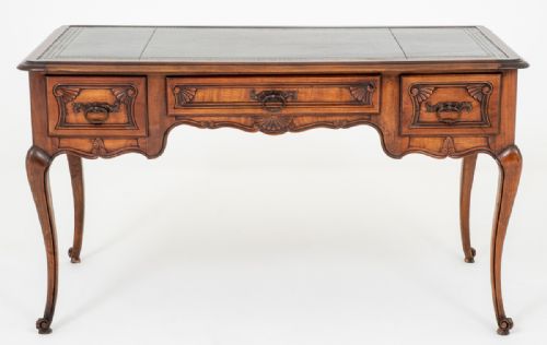 Pretty French Cherry Wood Writing Table