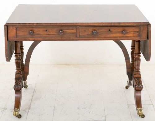 REGENCY ROSEWOOD SOFA TABLE