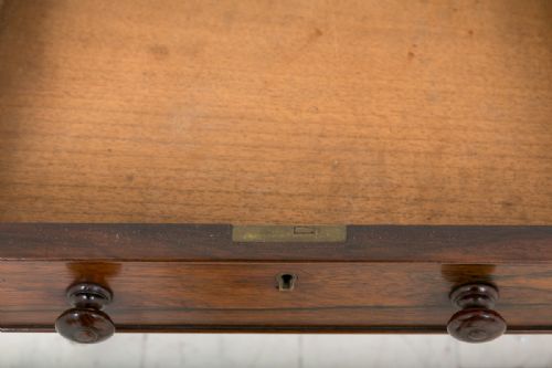 REGENCY ROSEWOOD SOFA TABLE - ADDITIONAL PHOTO 4