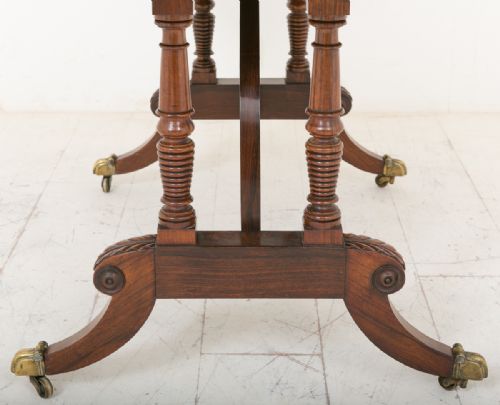 REGENCY ROSEWOOD SOFA TABLE - ADDITIONAL PHOTO 6