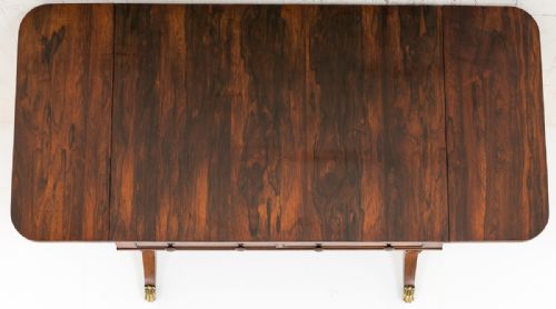 REGENCY ROSEWOOD SOFA TABLE - ADDITIONAL PHOTO 8