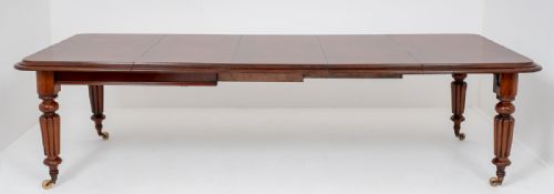 fig 1. William IV Mahogany Extending Dining Table