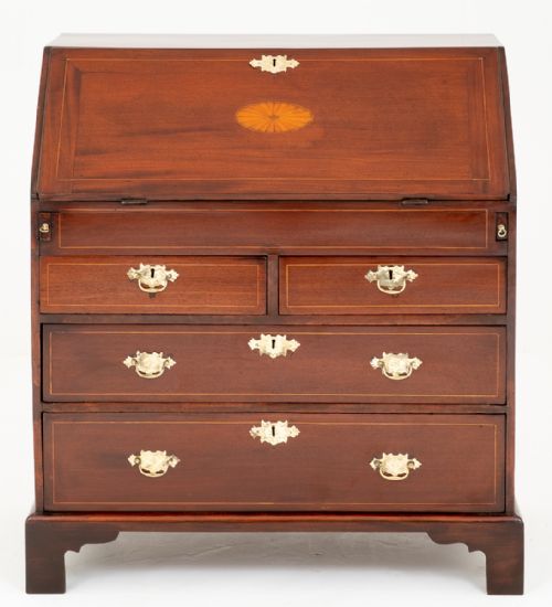 George II Mahogany Bureau