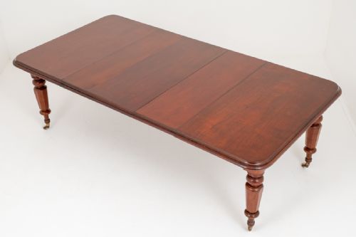 Mid Victorian 3 Leaf Mahogany Extending Dining Table