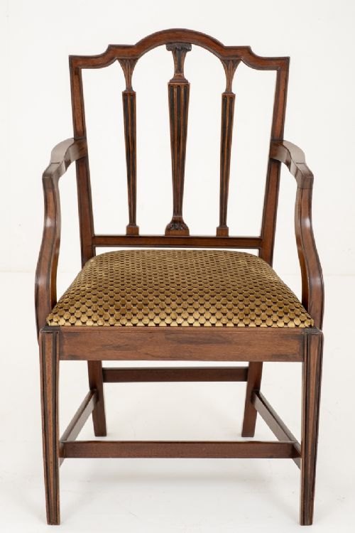 Hepplewhite Style Mahogany Armchair