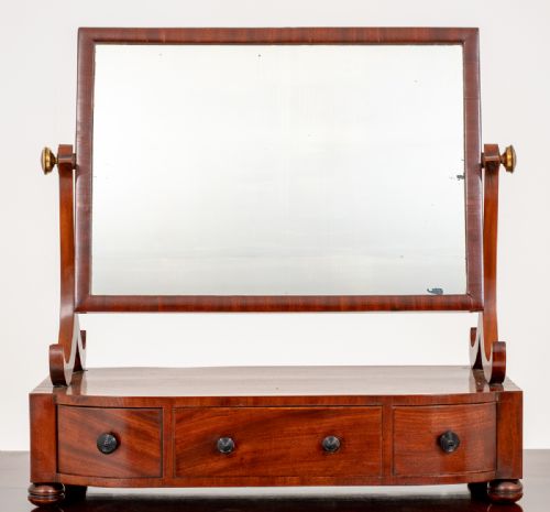 REGENCY MAHOGANY DRESSING MIRROR - ADDITIONAL PHOTO 2