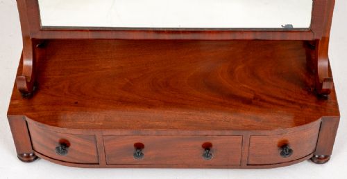 REGENCY MAHOGANY DRESSING MIRROR - ADDITIONAL PHOTO 6