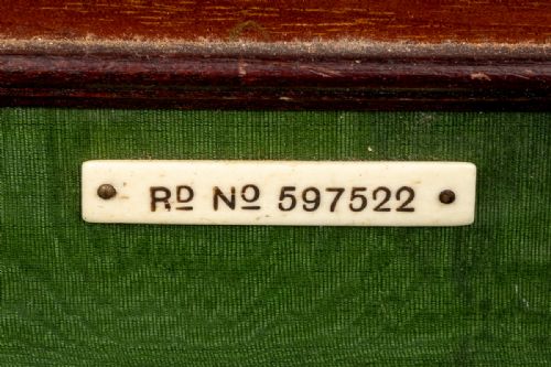 ELEGANT MAHOGANY SHERATON REVIVAL POPUP WRITING TABLE - ADDITIONAL PHOTO 8