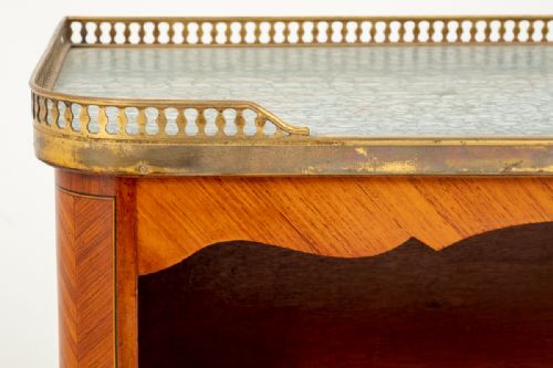 fig 1. Stunning French Satinwood Open Bookcase