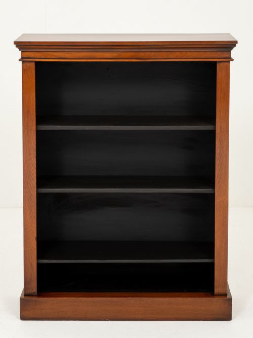 Victorian Mahogany Open Bookcase