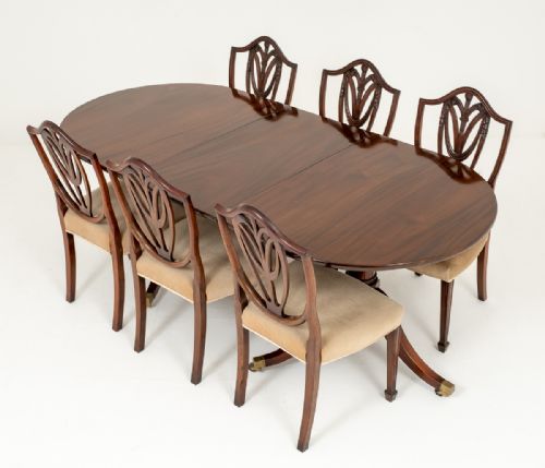 Mahogany Regency Style Dining Suite
