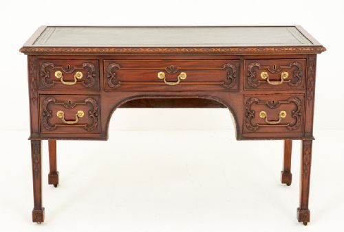 fig 2. Superb Chippendale Style Writing Table